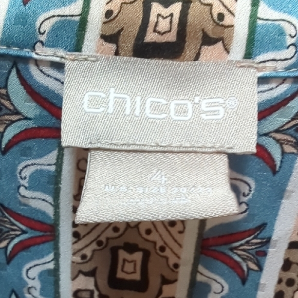 Chico's Multicolor Floral Blouse - Picture 5 of 17